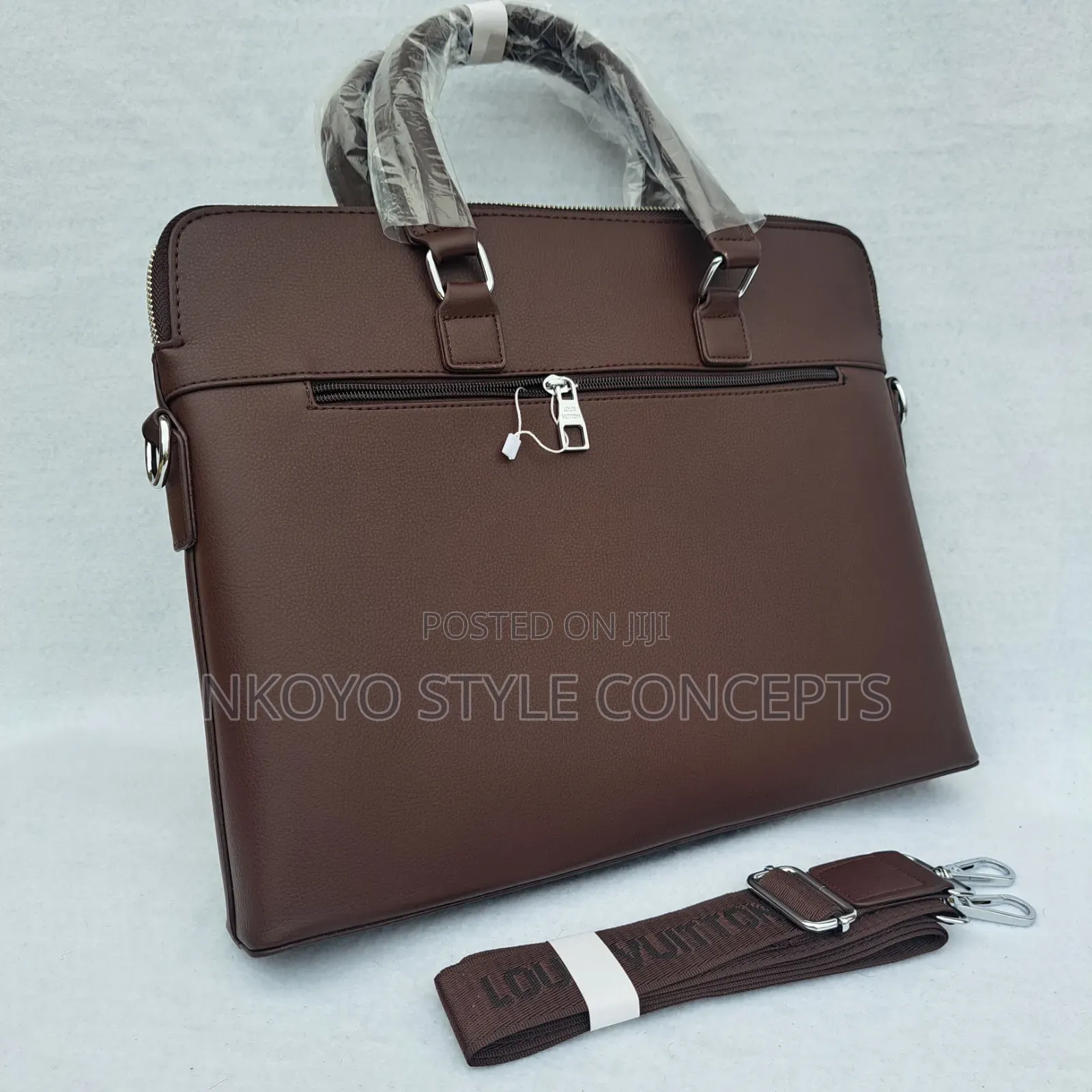 Brown Louis Vuitton Briefcase / Laptop Bag.
