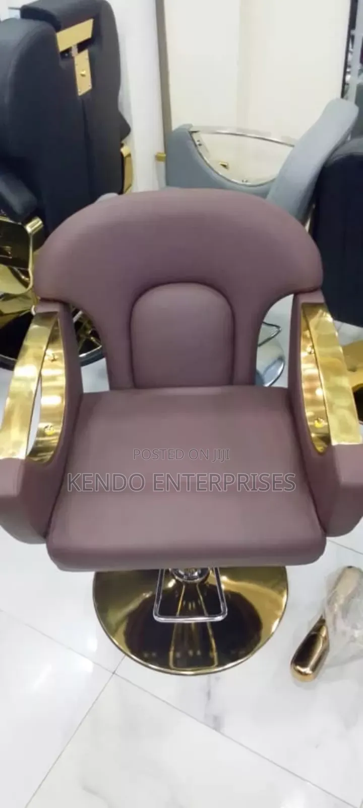 Brown Stylist Chair
