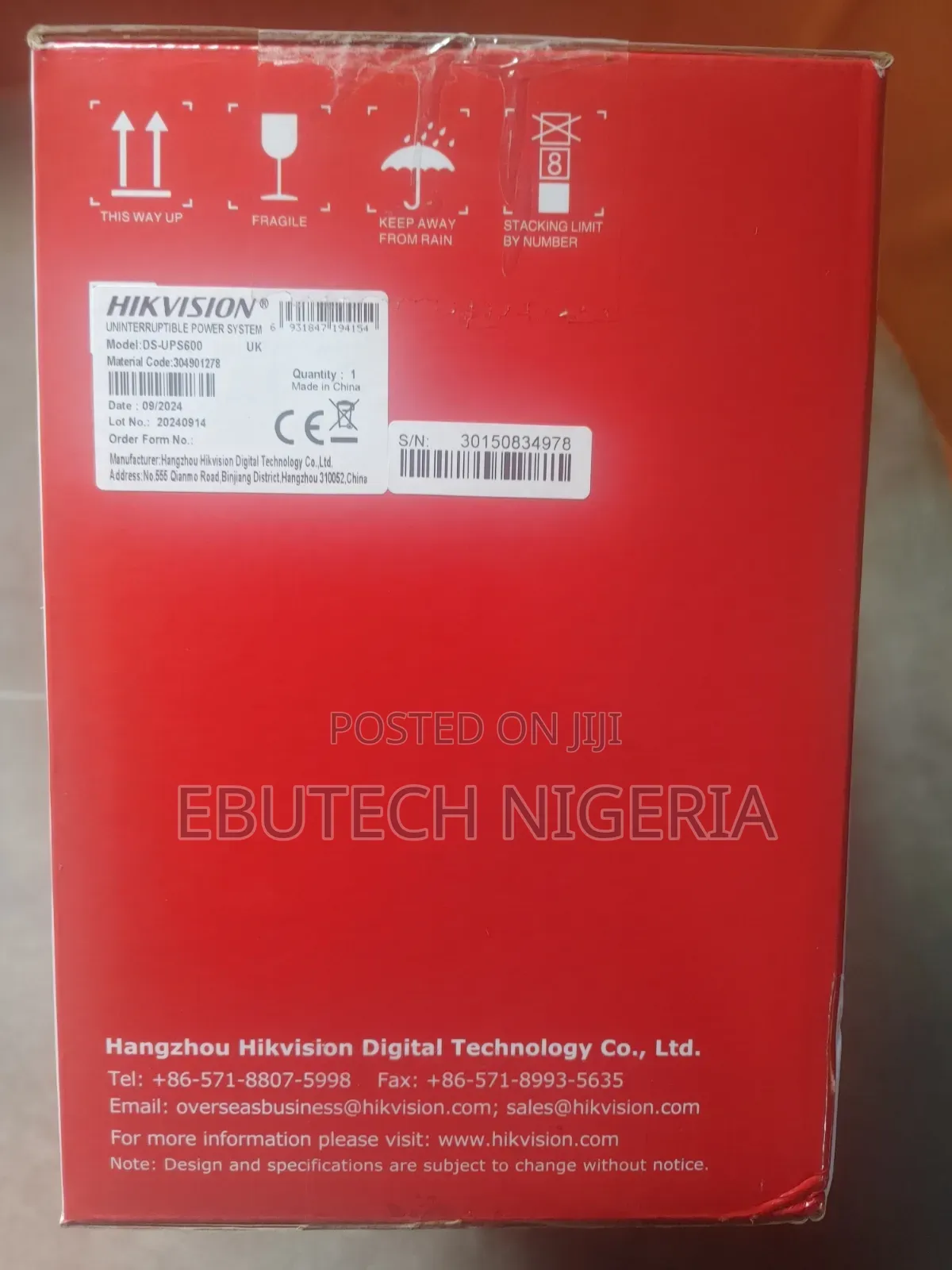 Hikvision 600va Smart Ups