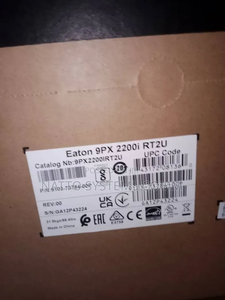 Eaton 9px 2200i. Rt2u Ups Uninterrupted Power Supply
