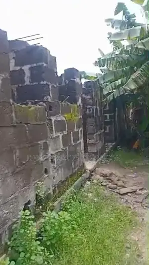 A Dry Plot of Land With an Uncompleted Building for Sale at Ojo, Lagos