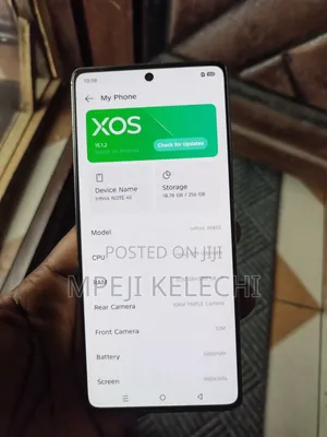 Infinix Note 40 256 GB Silver
