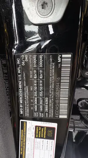 Mercedes-Benz M Class ML 350 4Matic 2013 Black