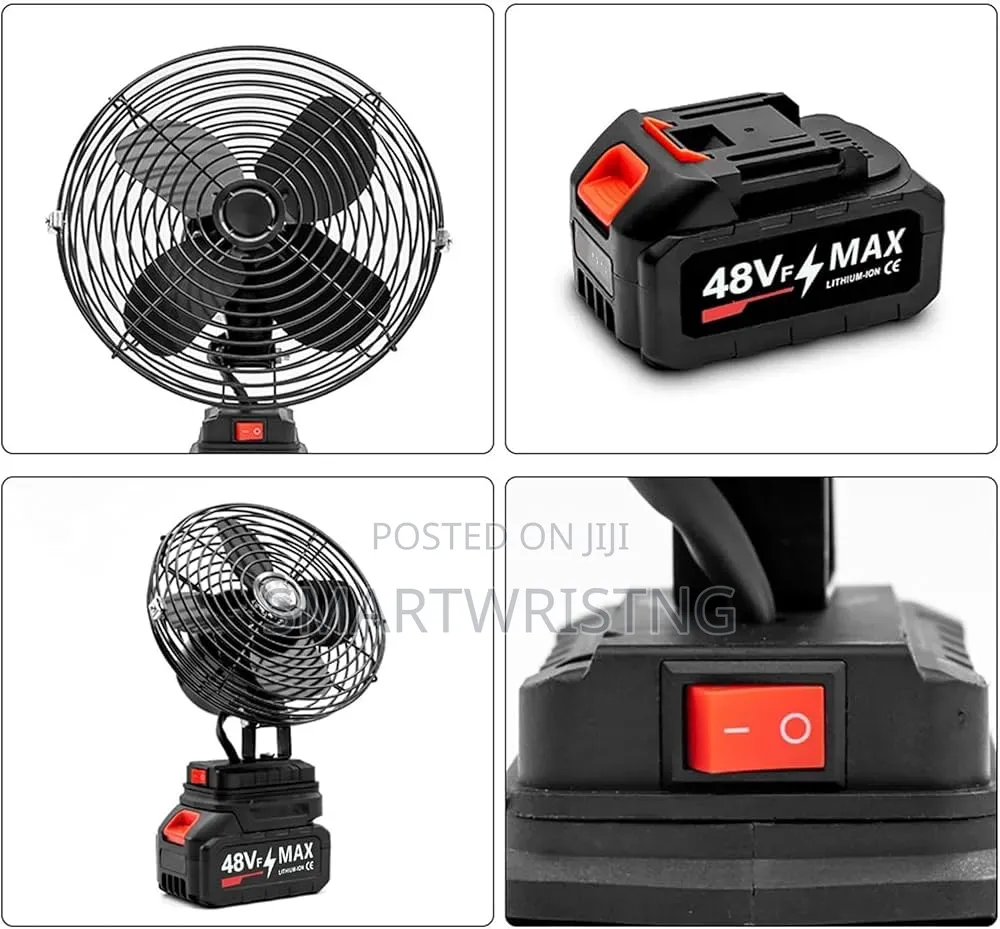 Rechargeable Table Top Fan [2 Battery]
