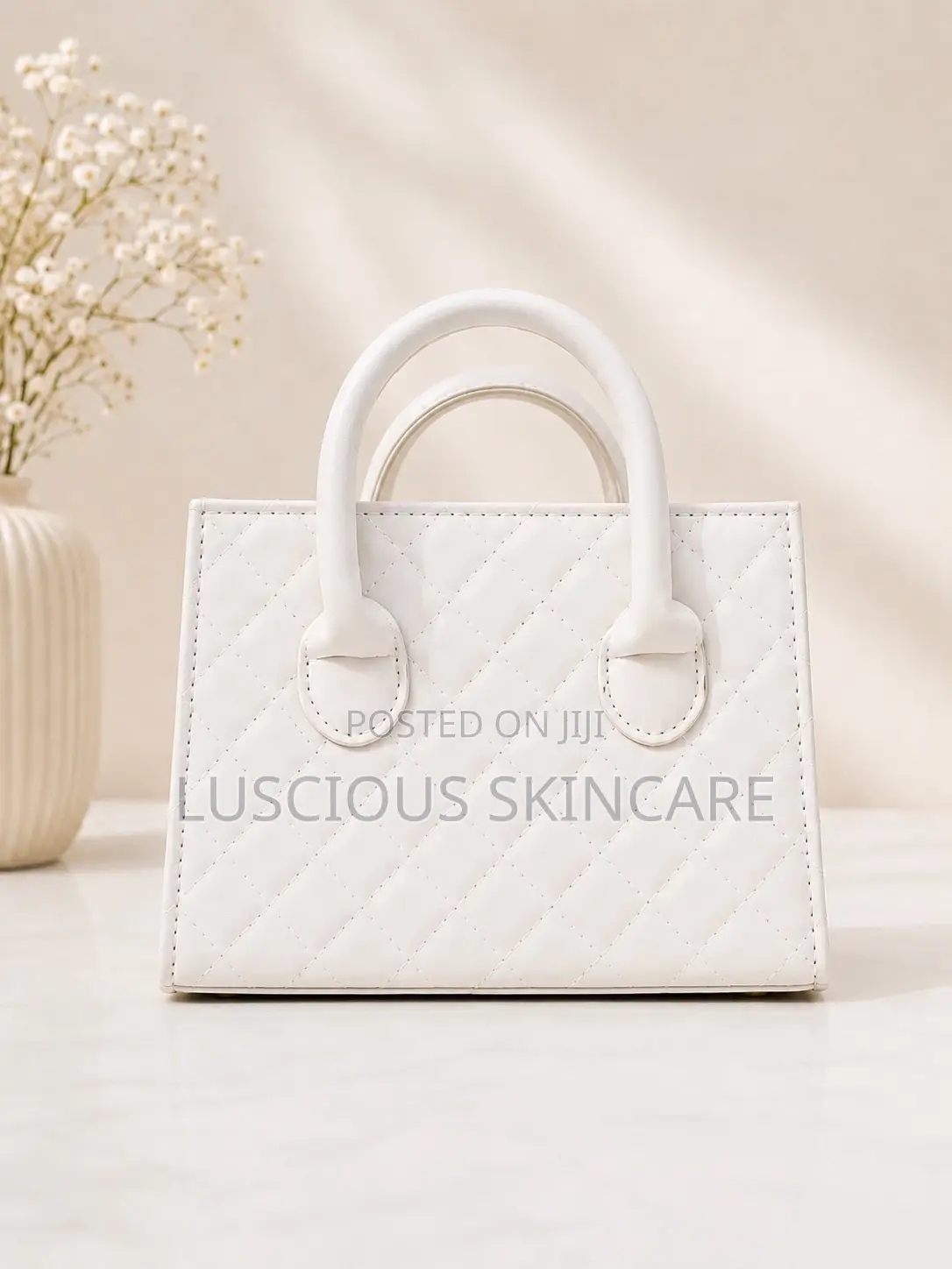 White Handbag