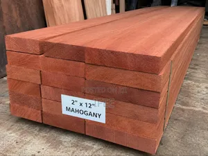 Dried Mahogany Wood Planks