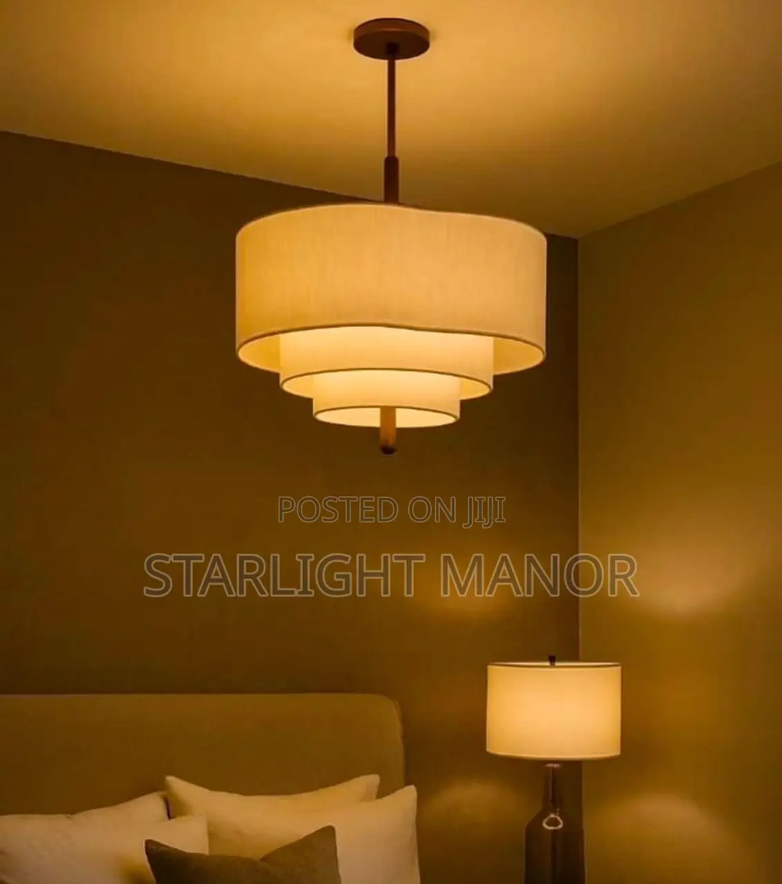 The Tiered Drum Pendant