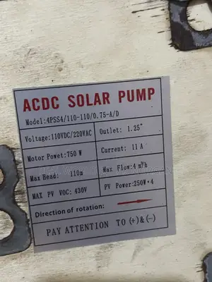 2hp Solar Water Pump