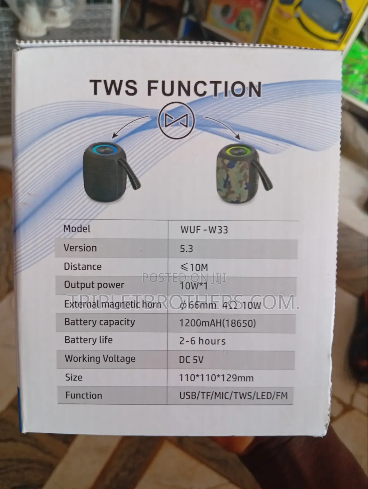 Wuf 33 Portable Speaker