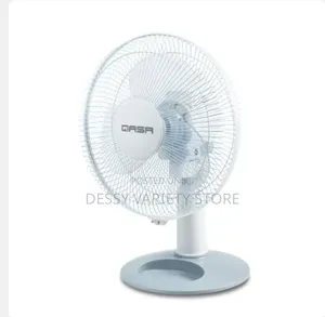 Qasa 12 Inches Table Fan With Charging Adapter