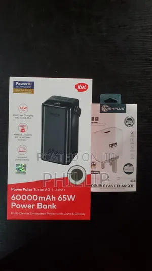 Itel Powerpulse Turbo 65w 60000mah Power Bank