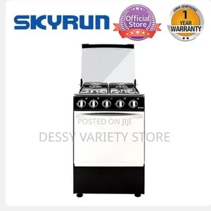 Skyrun 4 Burners(4+0) Gas Cooker, Automatic Ignition With 60l Oven