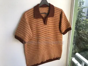 Crochet Unisex Shirt /Polo