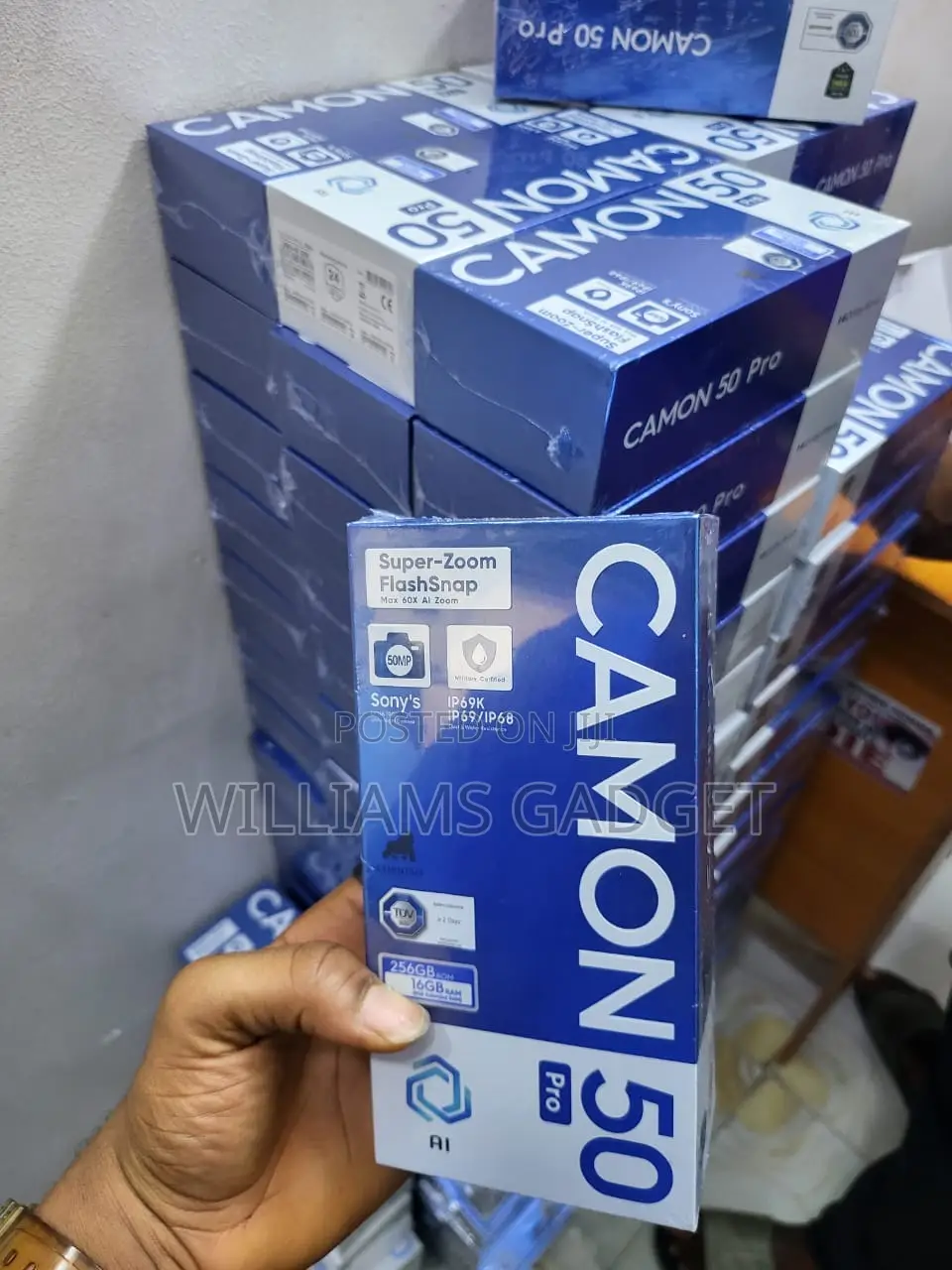 New Tecno Camon 50 Ultra 256 GB Black