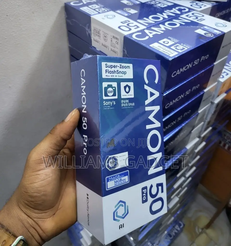 New Tecno Camon 50 Ultra 256 GB Black