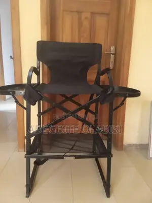 Neatly Used Double Tray Makeup Chair