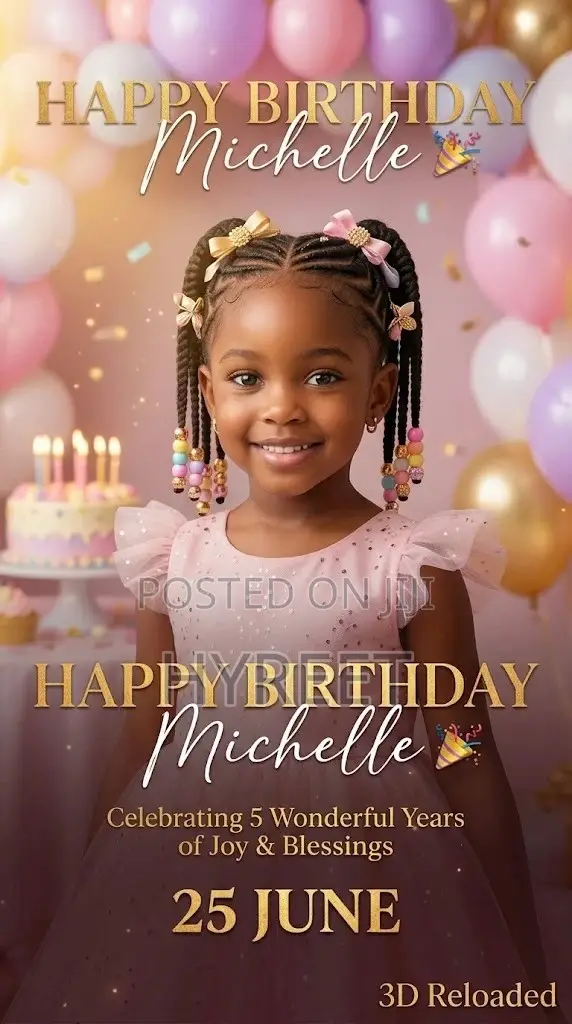 Children Luxury Birthday Flyers