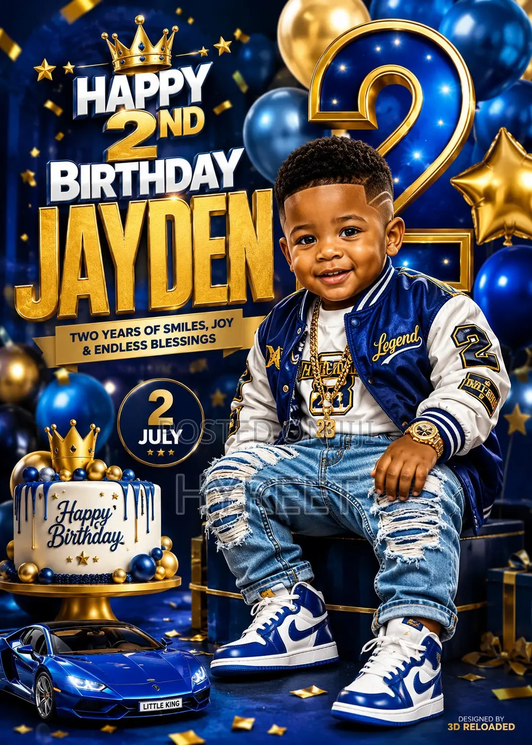 Children Luxury Birthday Flyers