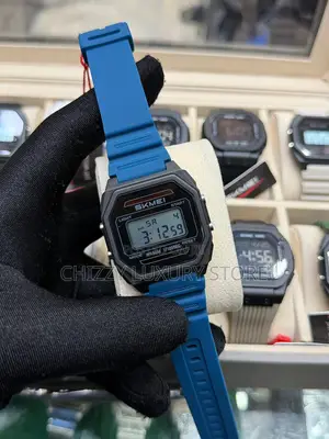 Skmei Quality Men Rubber Strap Wristwatch