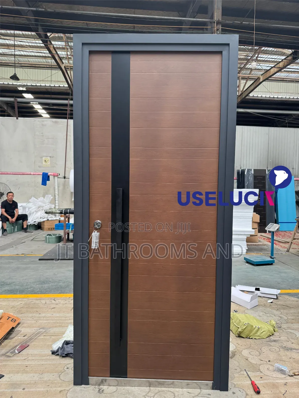Modern Simgle-Leaf Security Entrance