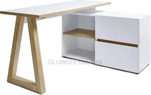 Jahnke Stanberg 2 Drawer L-Shape Corner Desk + 2 Storage Compartments