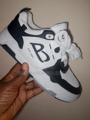 Black and White Lovely Sneakers