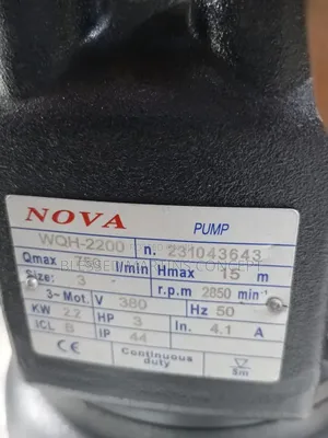3hp Heavy Duty Industrial Sewage Pump With Full Cast Iron Body. 3phase