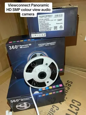 Panoramic Hd 5mp Camera 3600 Fisheye Lens Comprehensive Surveillance