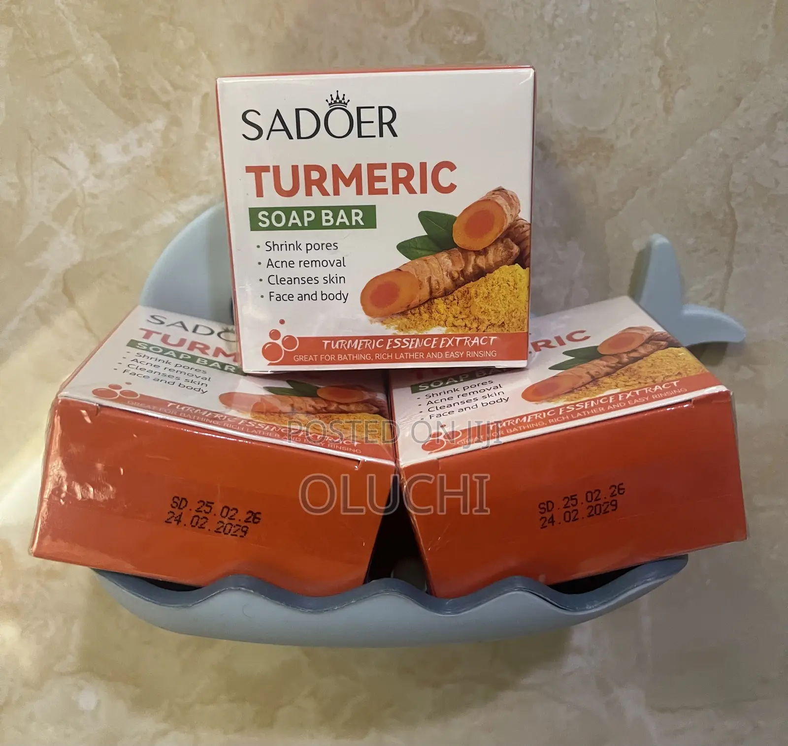 3 Sadeor Tumeric Soap | Bathing Soap