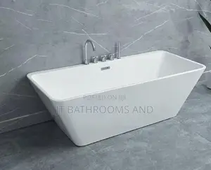 Free Standing Bathtub With Mixer and Tub