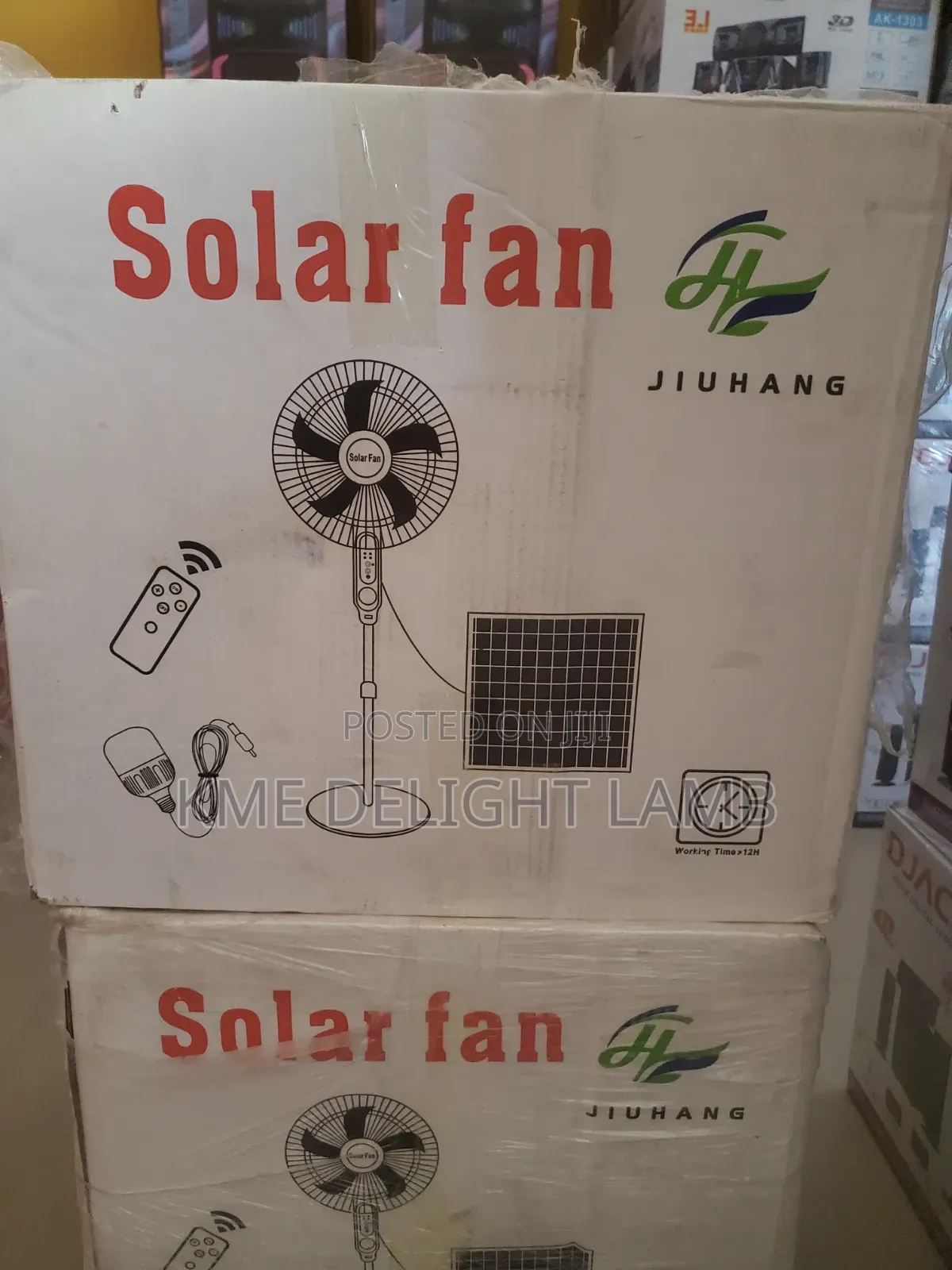 Solar Fan With Solar Panel
