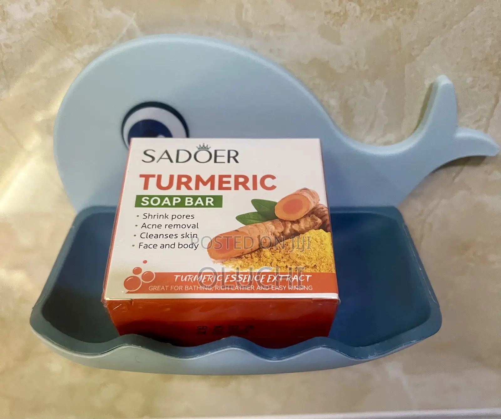 Sadeor Tumeric Bar Soap | Plus Soap Holder