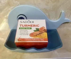 Sadeor Tumeric Bar Soap | Plus Soap Holder