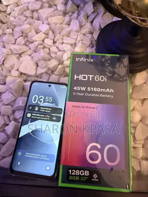 New Infinix Hot 60i 128 GB Silver