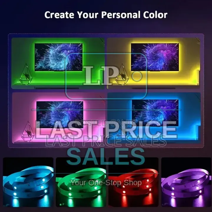 RGB Led Strip Lights With 44-Key Remote Control