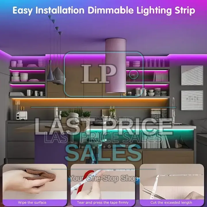RGB Led Strip Lights With 44-Key Remote Control