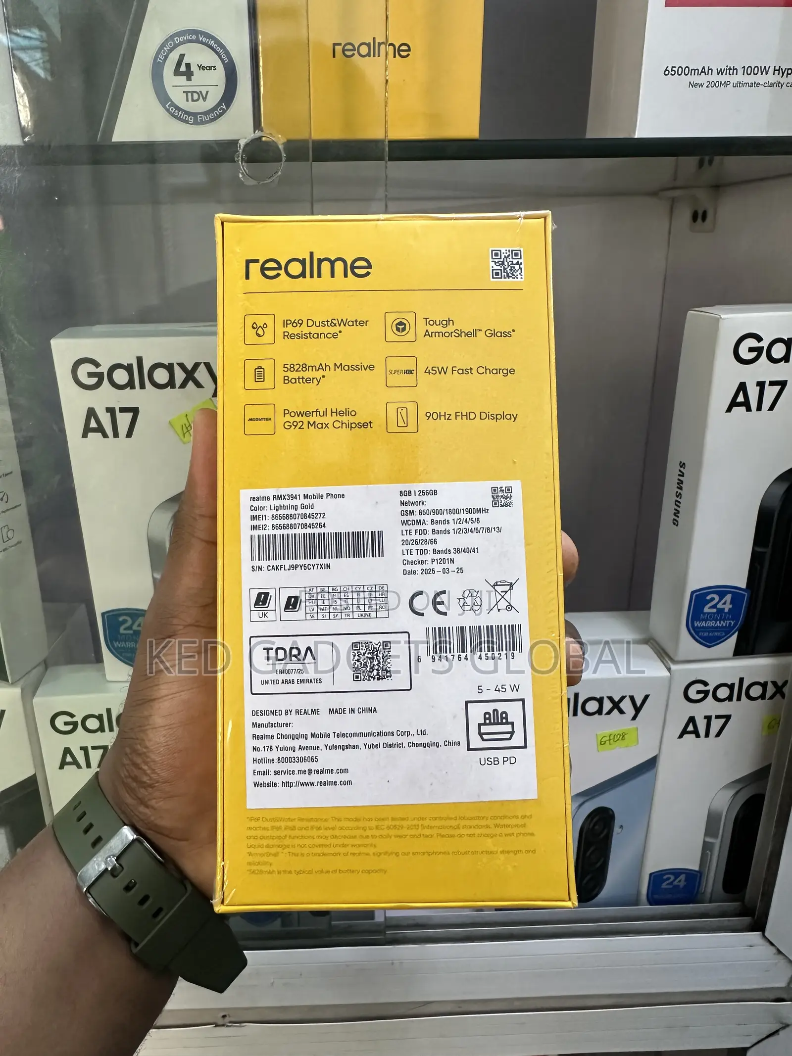 New Realme C75 256 GB