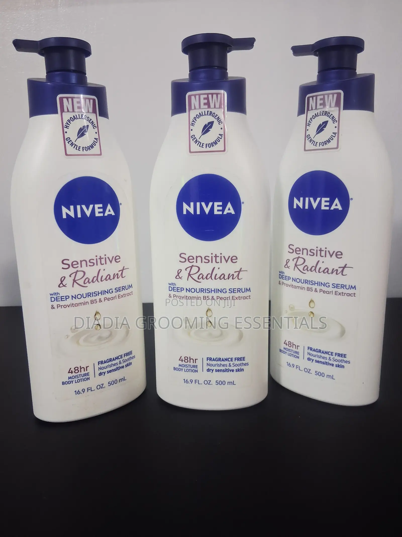 Nivea Sensitive Radiant Body Lotion