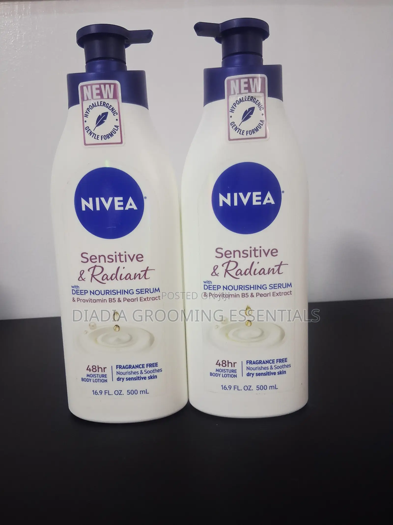Nivea Sensitive Radiant Body Lotion