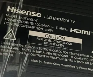 Hisense 65” Smart Tv