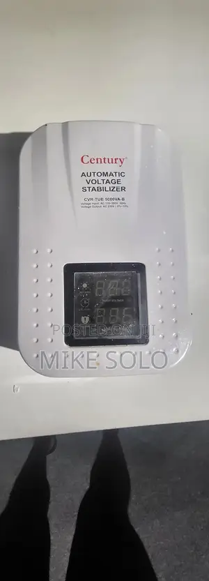 Cvr-tub 5000va-b Century Automatic Voltage Stabilizer