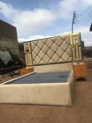 Bed for Sale in Ilorin the Bed Has Lights and Bedsides Full Package