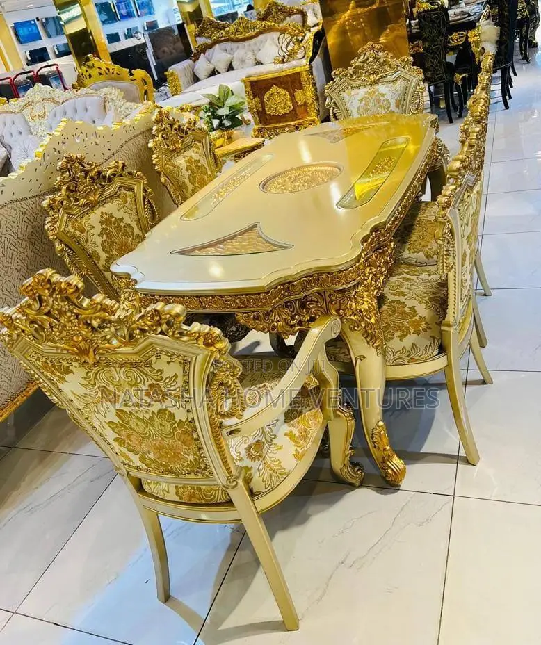 Royal Imperial Luxury Dining Set (6 Seater)