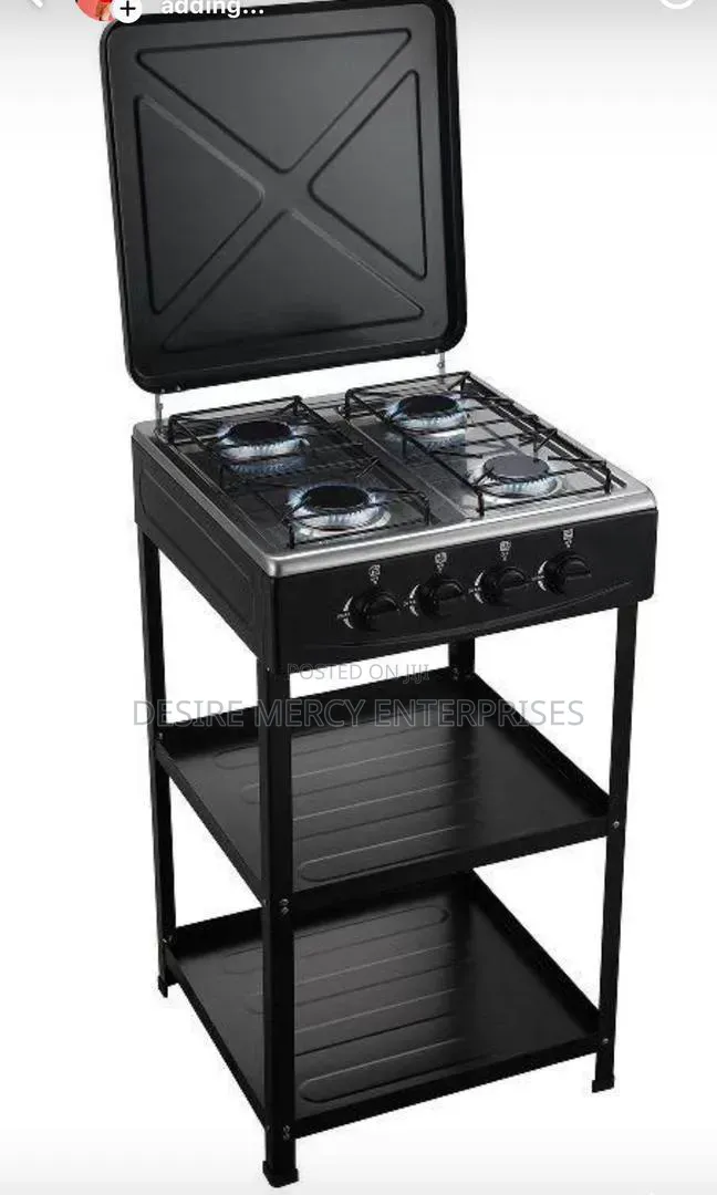 Eurosonic 4 Burner Standing Gas With 
2 Layer Storage