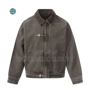 Premium Quality Luxury Men's Cargo Jacket Best Quality Well Banded