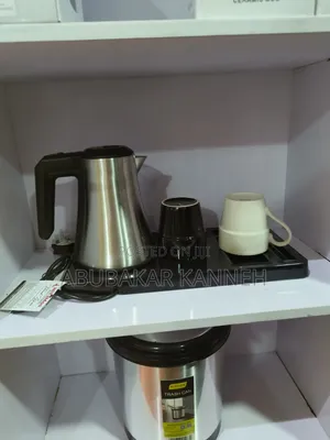 Hotel Electric Kette With Tea Tray And Tea Cups