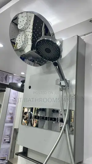 Classic Chrome Digital Waterfall Shower Set