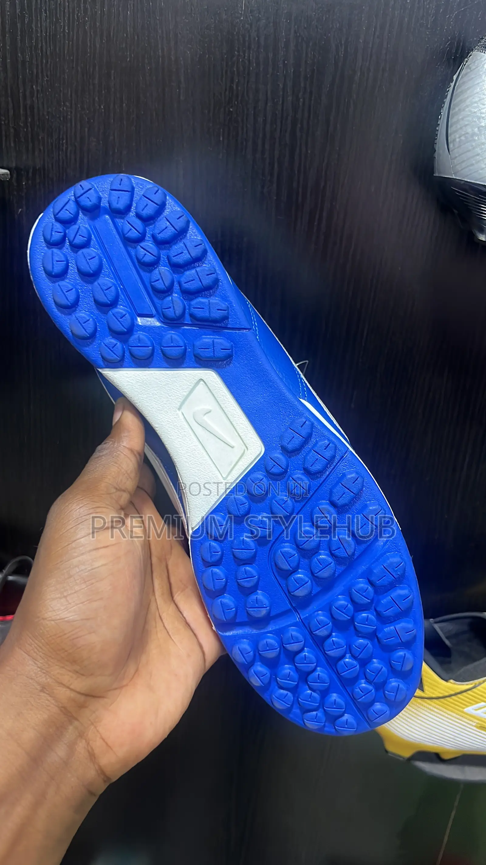 New Blue Tiempo Boots