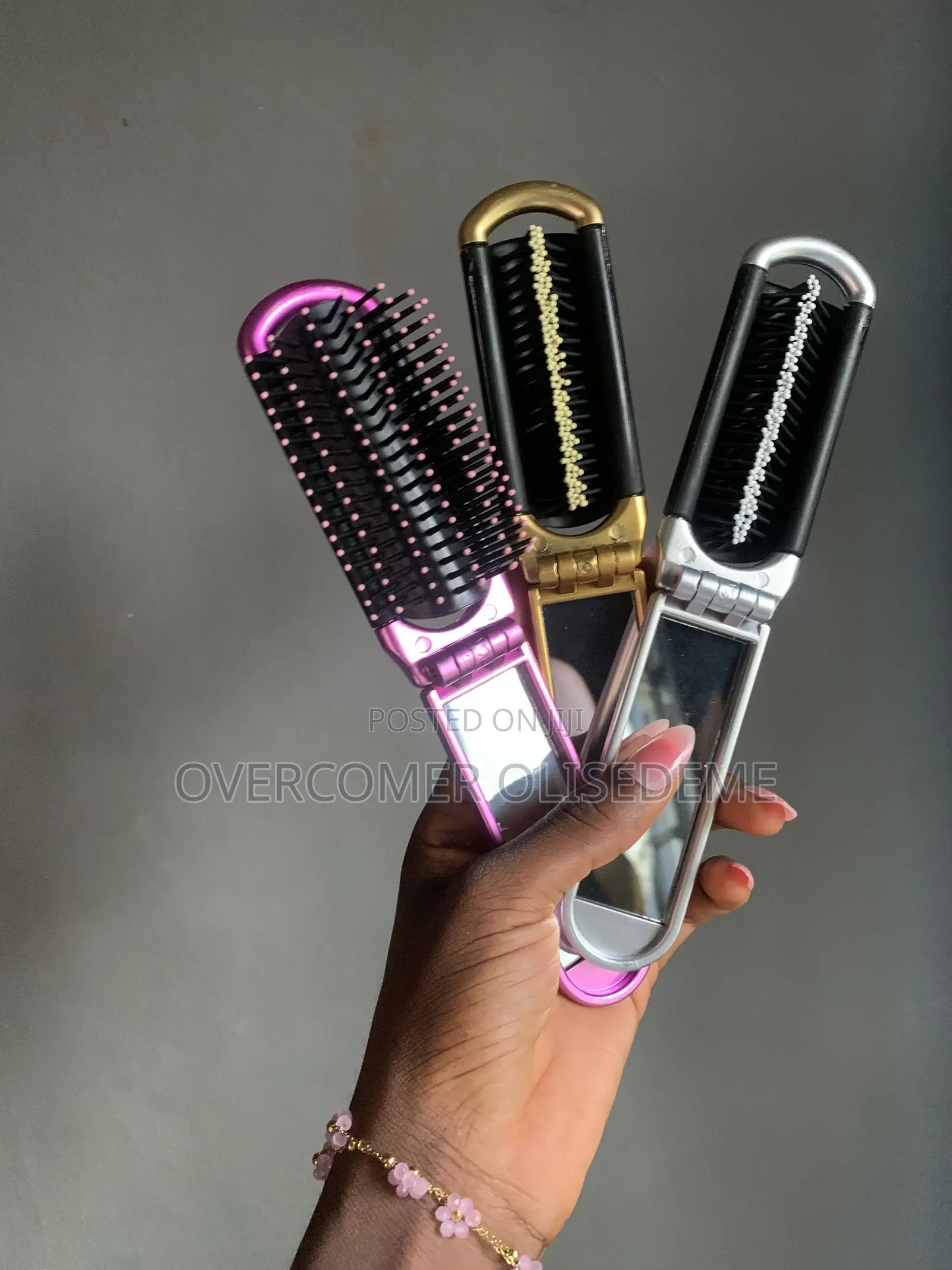 Foldable 2-in-1 Mirror Brush