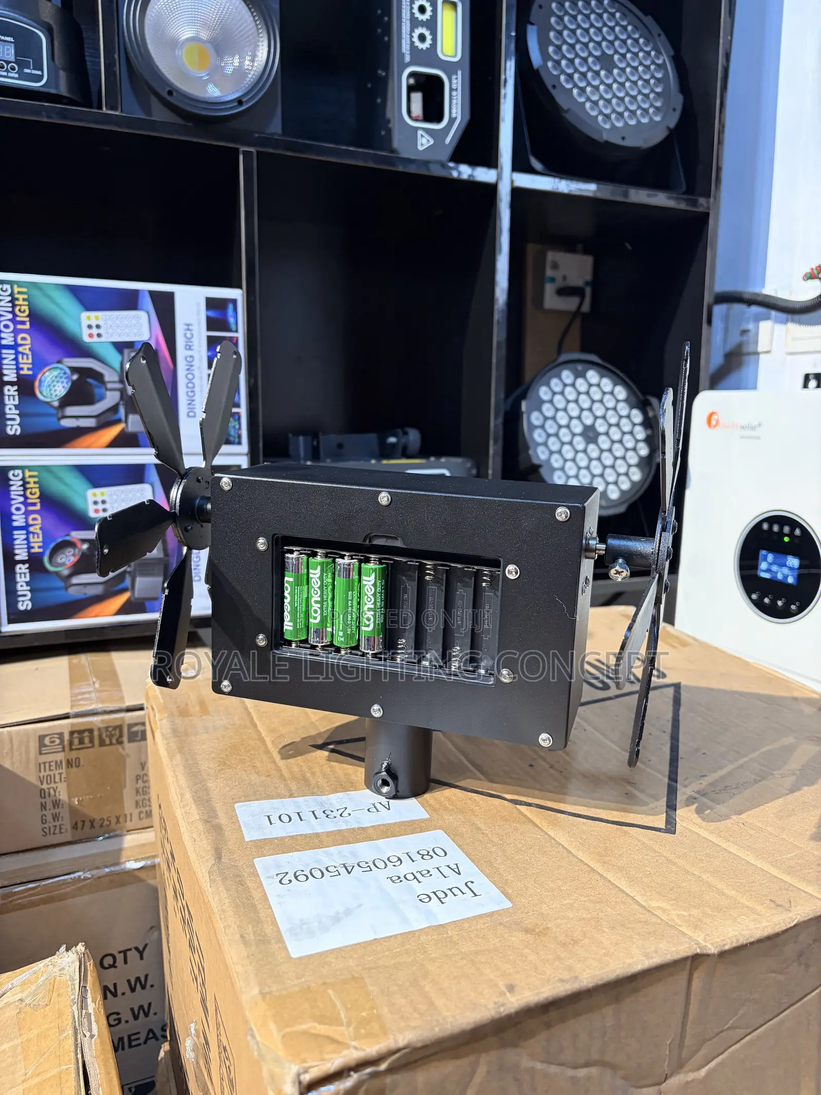 Spinning Fireworks Machine